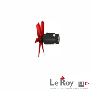 Motor + hélice de ventilador de 1400 rpm para recuperador de calor IC10